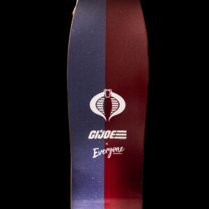 SILVER Cobra Commander Old School Pool Deck – GI JOE x Hasbro x Everyone Skate Limited Edition