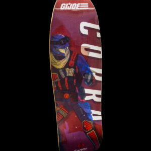 SILVER Cobra Commander Old School Pool Deck – GI JOE x Hasbro x Everyone Skate Limited Edition
