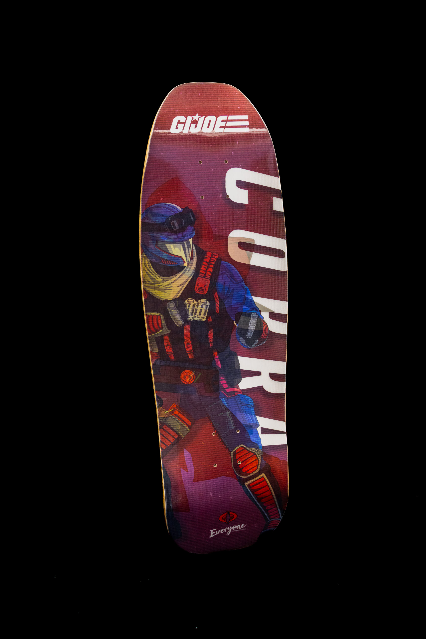 Cobra Commander Old School Pool Deck – GI JOE x Hasbro x Everyone Skate Limited Edition 9.5