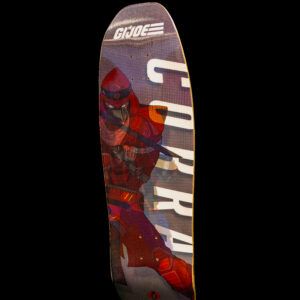 SILVER Cobra Commander Old School Pool Deck – GI JOE x Hasbro x Everyone Skate Limited Edition