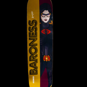 Baroness GI JOE x Hasbro x Everyone Skate Limited Edition Skateboard Deck
