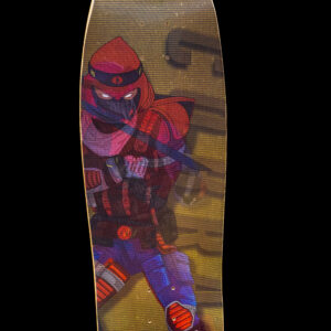 GOLD Cobra Commander Old School Pool Deck – GI JOE x Hasbro x Everyone Skate Limited