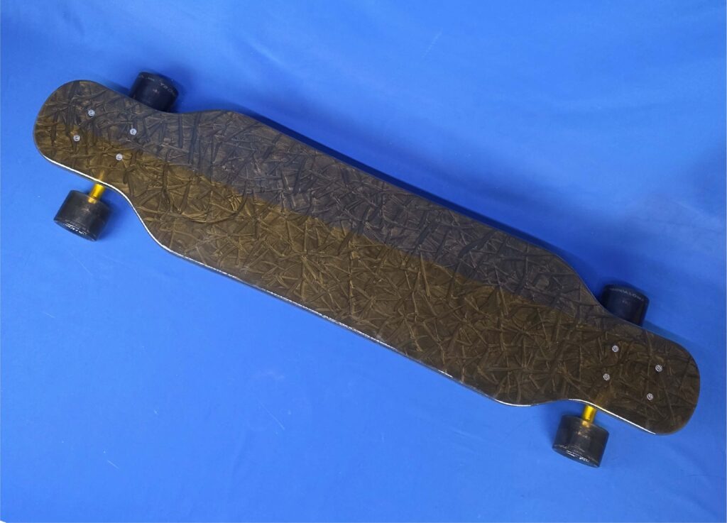 40" Platypus Black and Gold Resin Longboard, Closeout