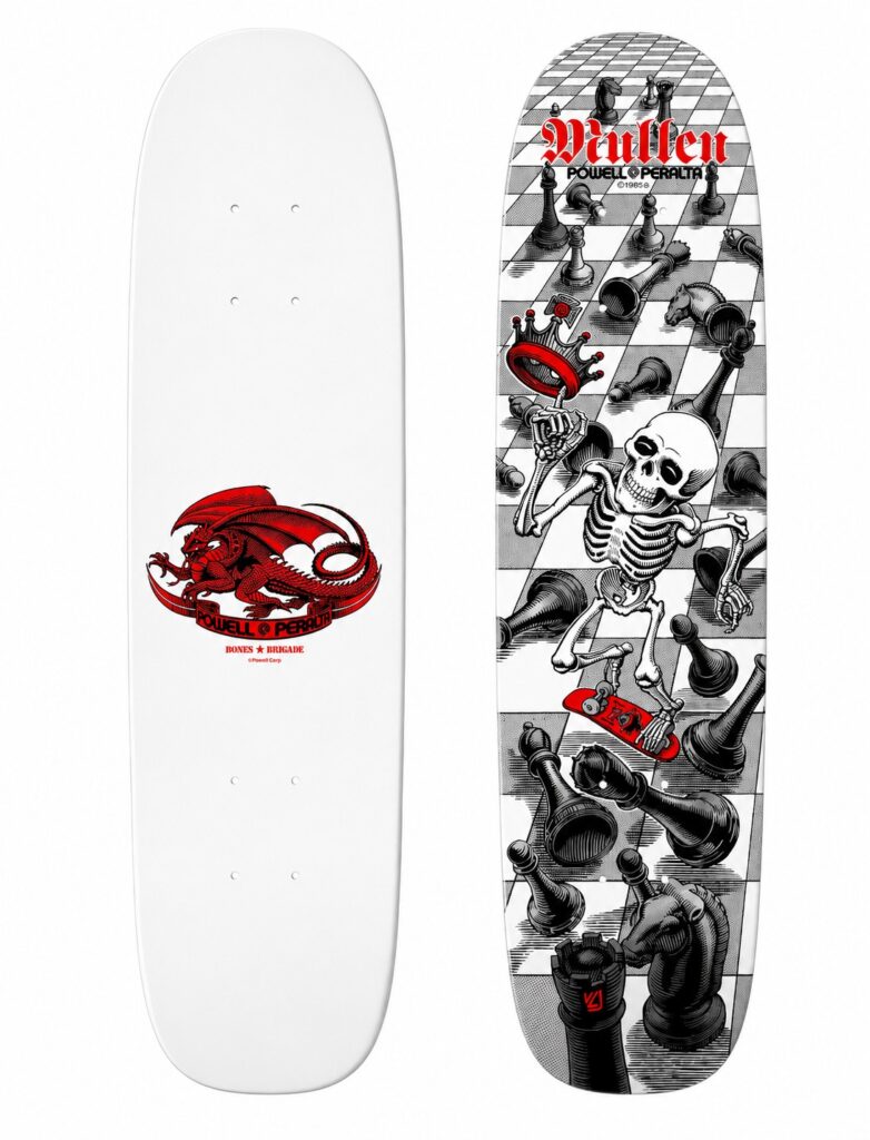 Powell Peralta Bones Brigade Rodney Mullen White Series 17 7.4" Reissue Deck