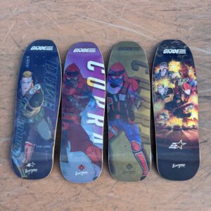 GOLD Cobra Commander Old School Pool Deck – GI JOE x Hasbro x Everyone Skate Limited
