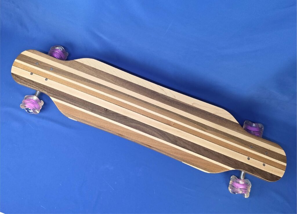 40" Platypus Solid Wood Handmade Longboard "Forest Chill"