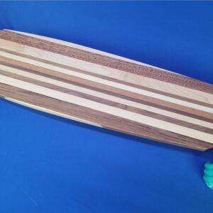 40″ Wheel Cut Solid Wood Handmade Longboard “Forest Cruise”