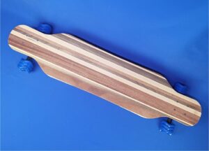 40" Platypus Solid Wood Handmade Longboard "Forest Carve"
