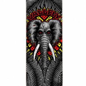 Powell Peralta FLIGHT Mike Vallely Elephant Silver Foil Skateboard Deck – 8.38