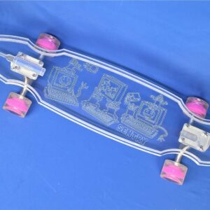 30″ Wheel Cut Sentry Longboard with Full LEDs, Closeout