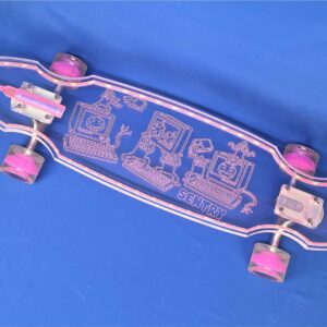 30″ Wheel Cut Sentry Longboard with Full LEDs, Closeout