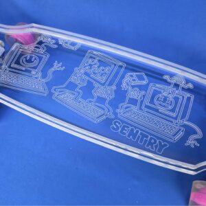 30″ Wheel Cut Sentry Longboard with Full LEDs, Closeout