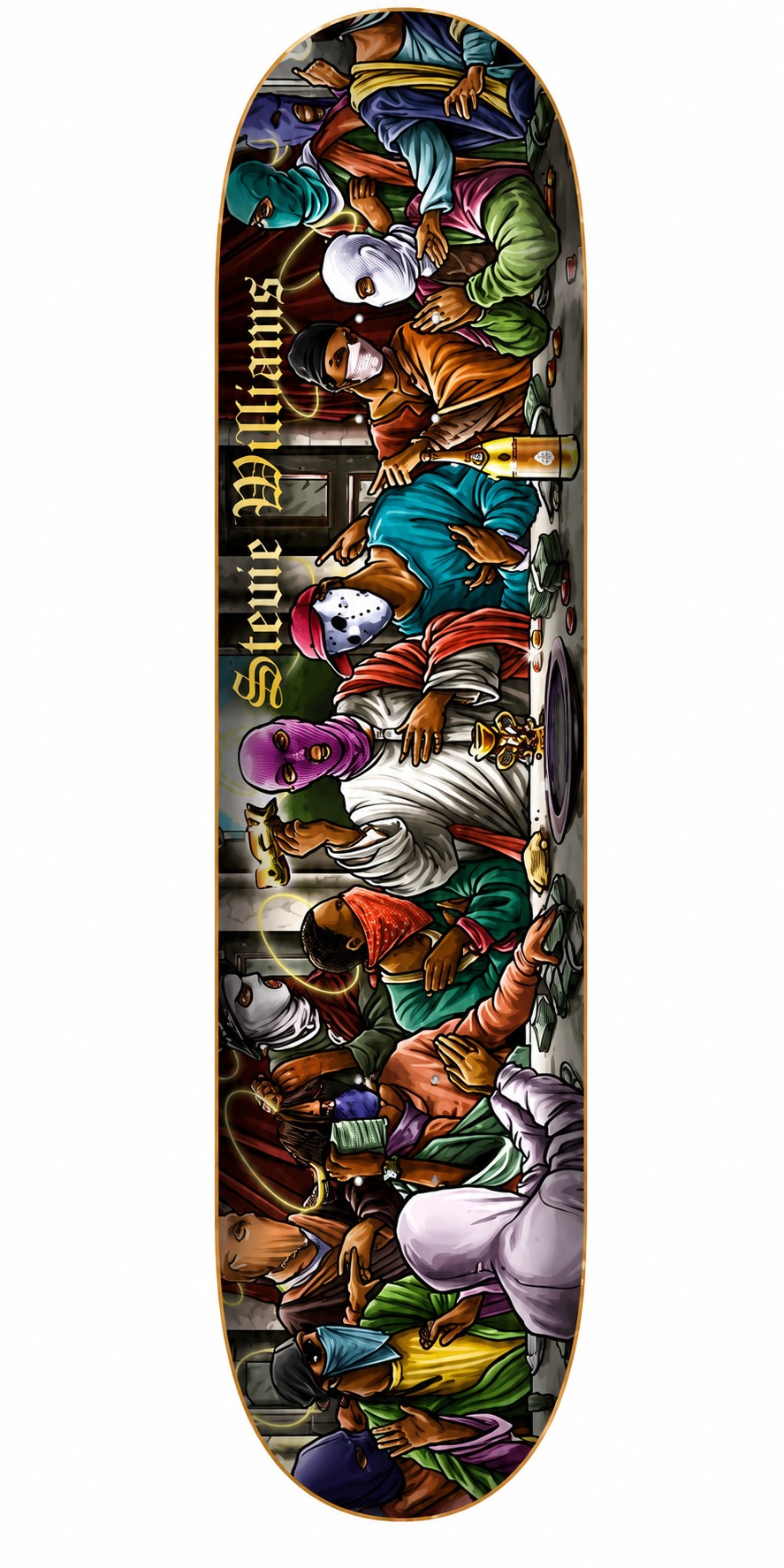 DGK Stevie Williams Last Supper 8.06-inch skateboard deck