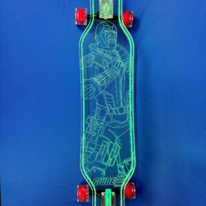 Destro GI JOE LED Acrylic Longboard – Hasbro x Everyone Skate