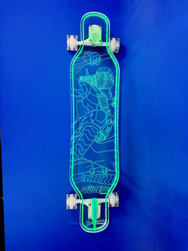 Longboard G.I. Joe x Everyone Skate x Ghost Boards – Limited Edition SNAKE EYES