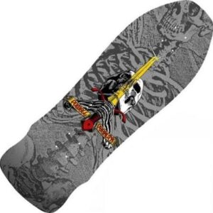 Powell Geegah Skull & Sword Silver Foil 9.75″ Deck