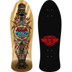 Powell Peralta Steve Saiz Totem Gold Foil Deck 10″