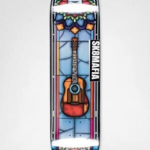 Sk8Mafia Javier Sarmiento Stained Glass Skateboard Deck 7.75″