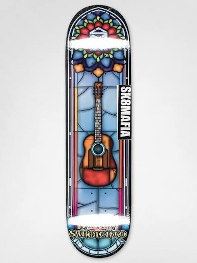 Sk8Mafia Javier Sarmiento Stained Glass 7.75-inch skateboard deck