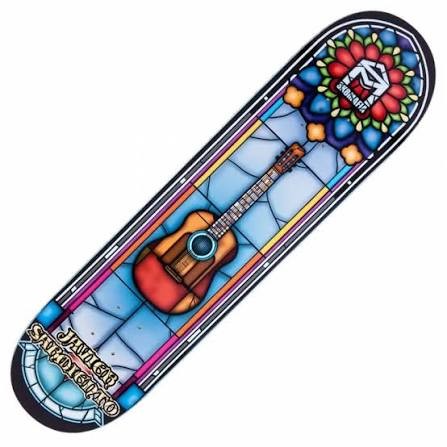 Sk8Mafia Javier Sarmiento Stained Glass 7.75-inch skateboard deck