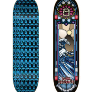 Sk8Mafia Wes Kremer Stained Glass Skateboard Deck 8.5″ x 32″