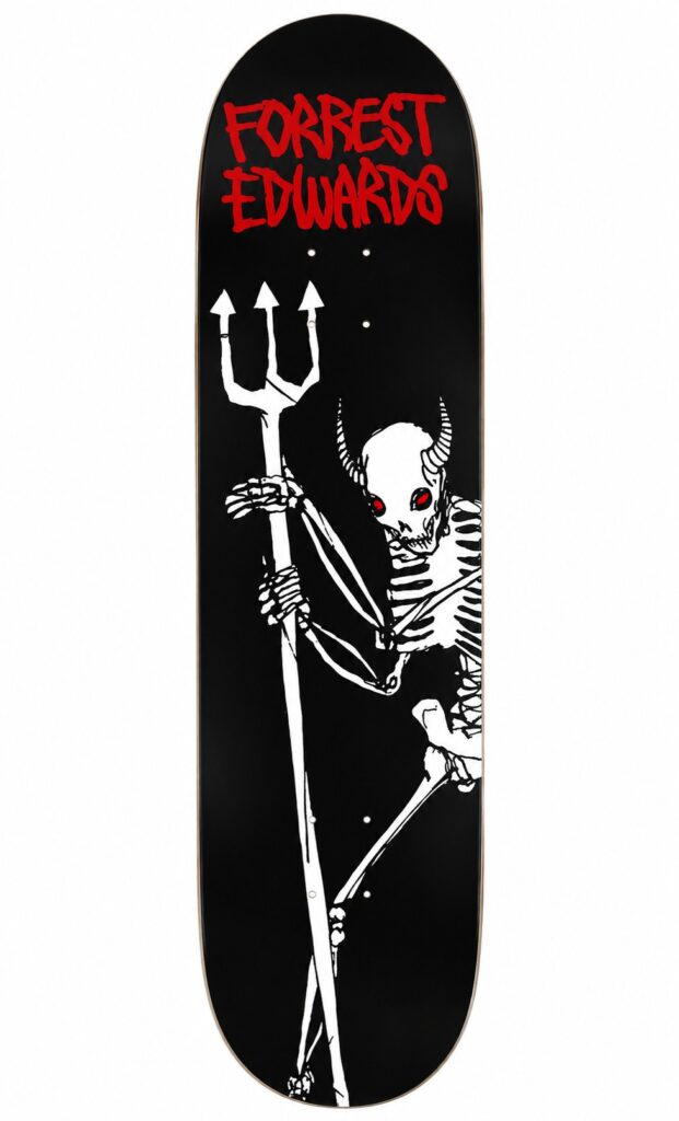 Zero Living Dead Forrest Edwards 8.25-inch skateboard deck graphic