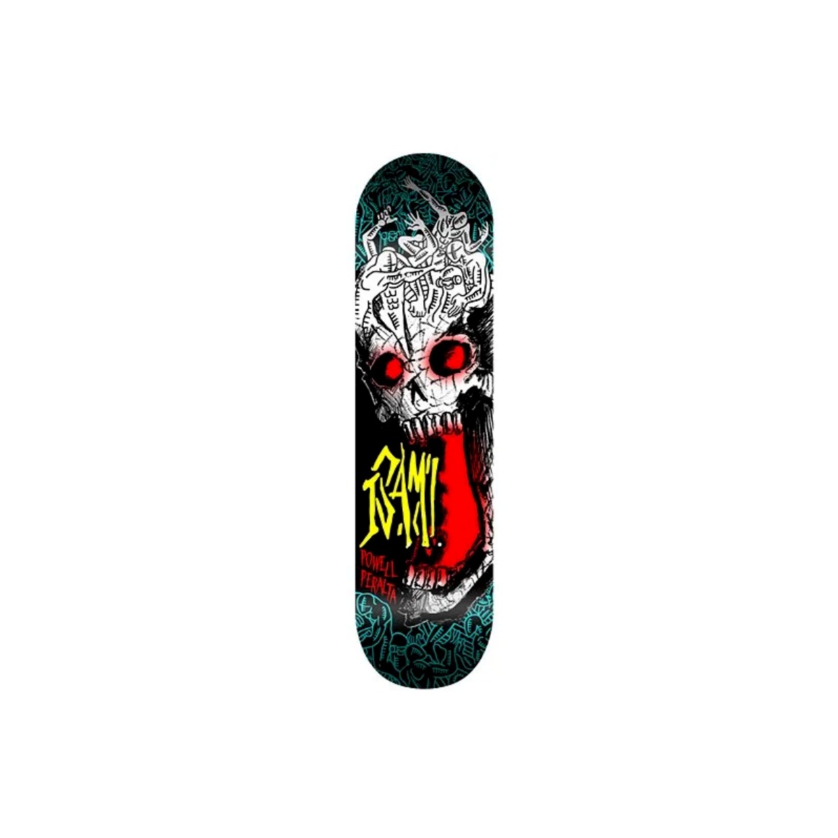 Powell Peralta Isamu Yamamoto Skull Freestyle 7.25 x 29 skateboard deck