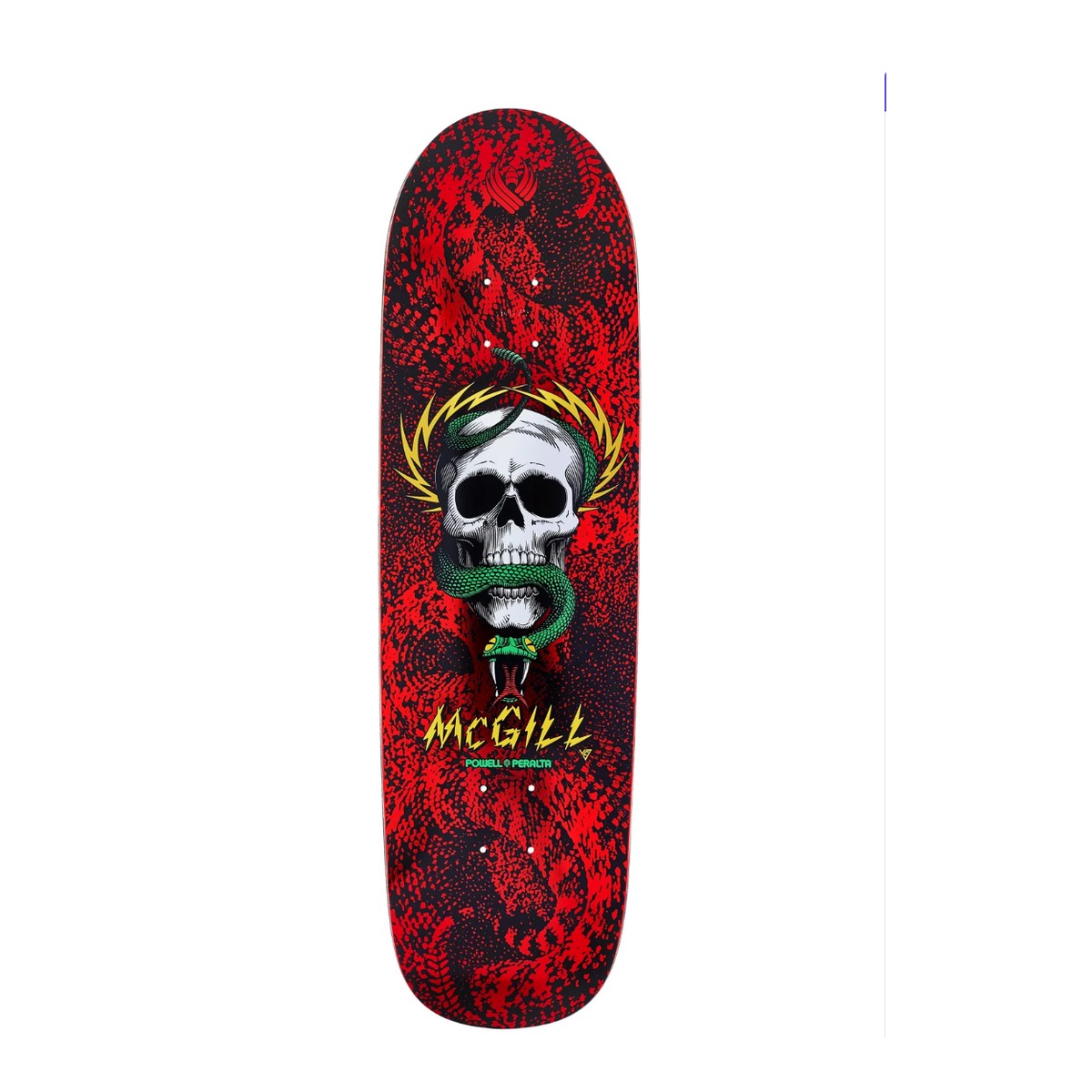 Powell Peralta Mike McGill Skull and Snake FLIGHT Red Foil skateboard deck