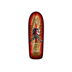 Powell Peralta OG Skull & Sword Gold Foil Deck 10″
