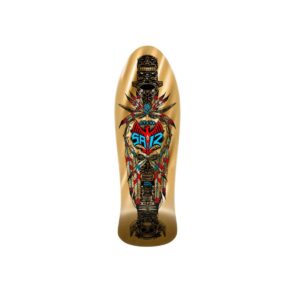 Powell Peralta Steve Saiz Totem Gold Foil Deck 10″