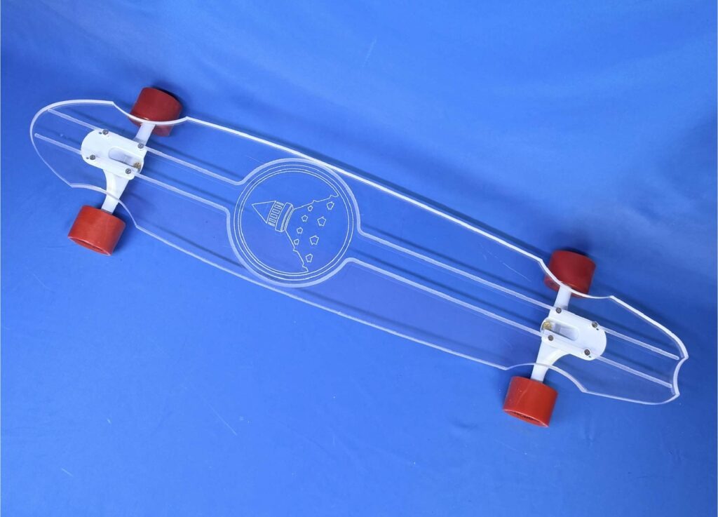 40" Wheel Cut Custom Hotel Del Coronado Longboard, Closeout