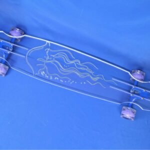 40″ Wheel Cut Jellyfish Longboard, Closeout
