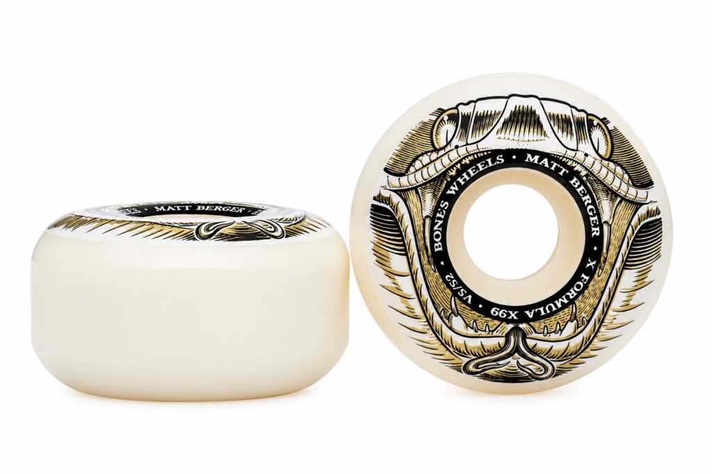 Bones Matt Berger Battlesnake X99 V5 Skateboard Wheels