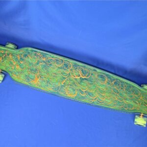 48″ Platypus Dancer Green and Gold Resin Longboard with 1″ Deck, Closeout