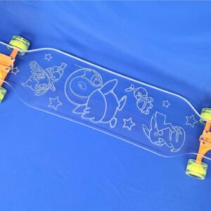 40″ Platypus Custom P*kemon Longboard, Closeout