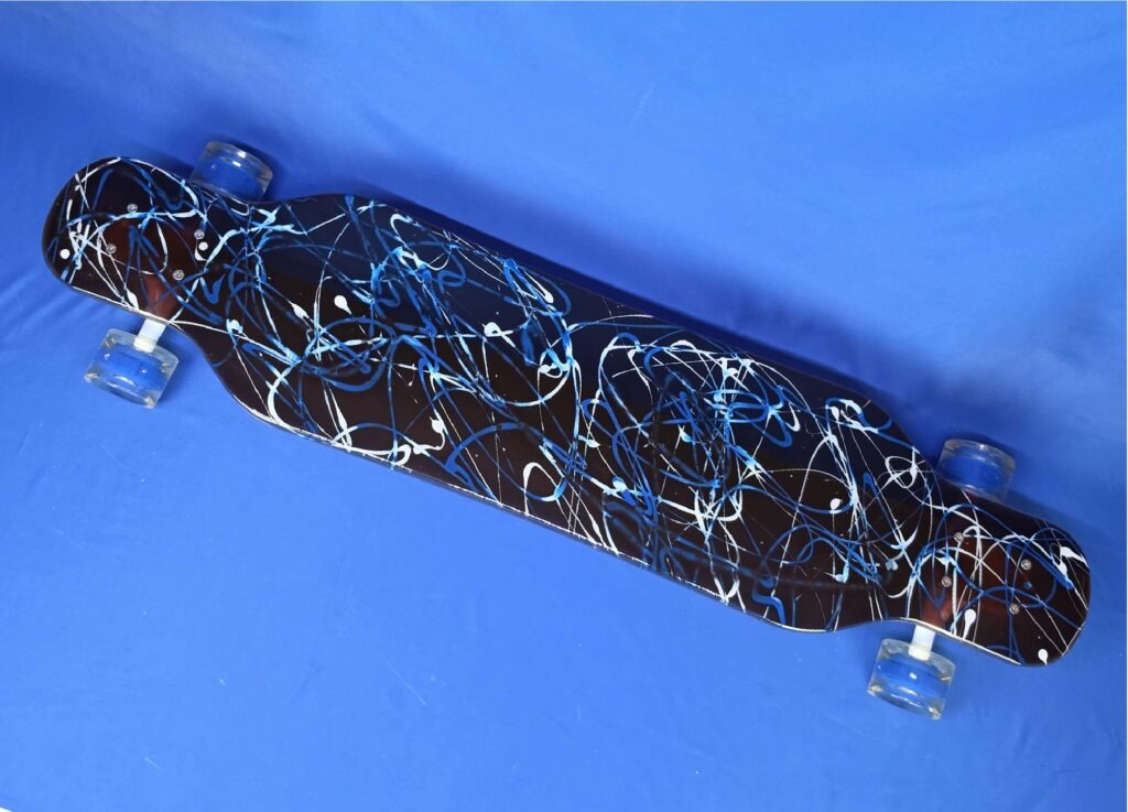 40" Platypus Bronze and Blue Resin Longboard, Closeout