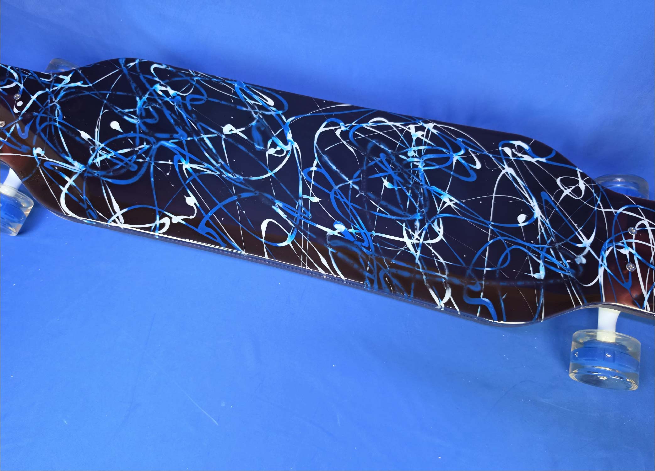 40" Platypus Bronze and Blue Resin Longboard, Closeout - Image 2