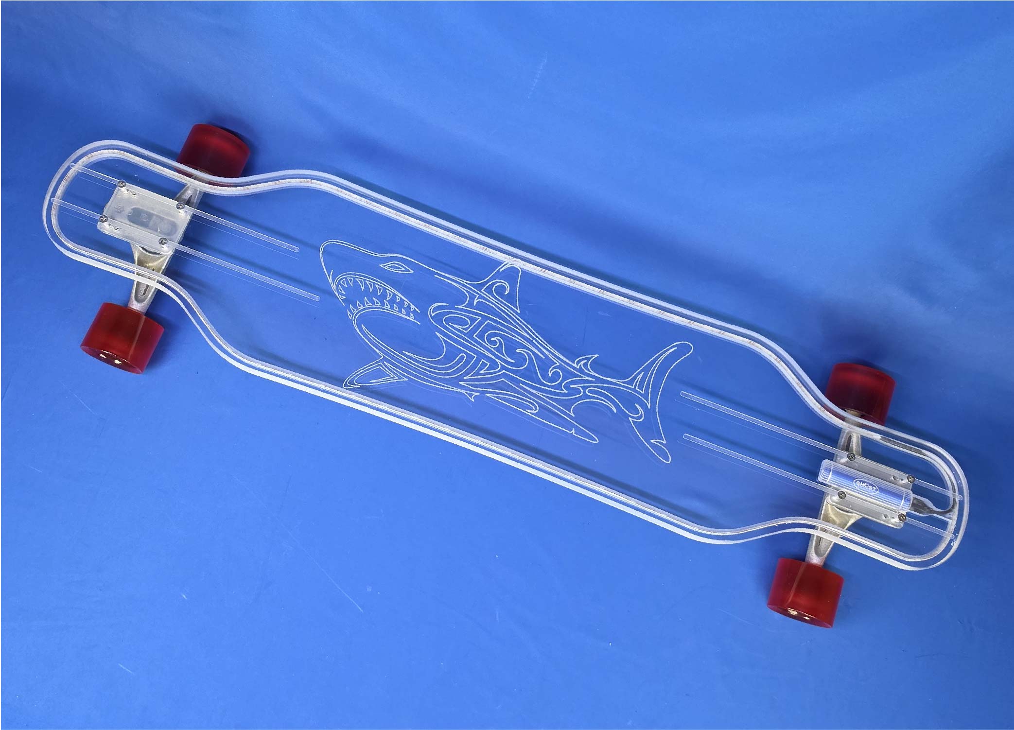 40" Platypus Great White Longboard with Full LEDs, Closeout - Image 2