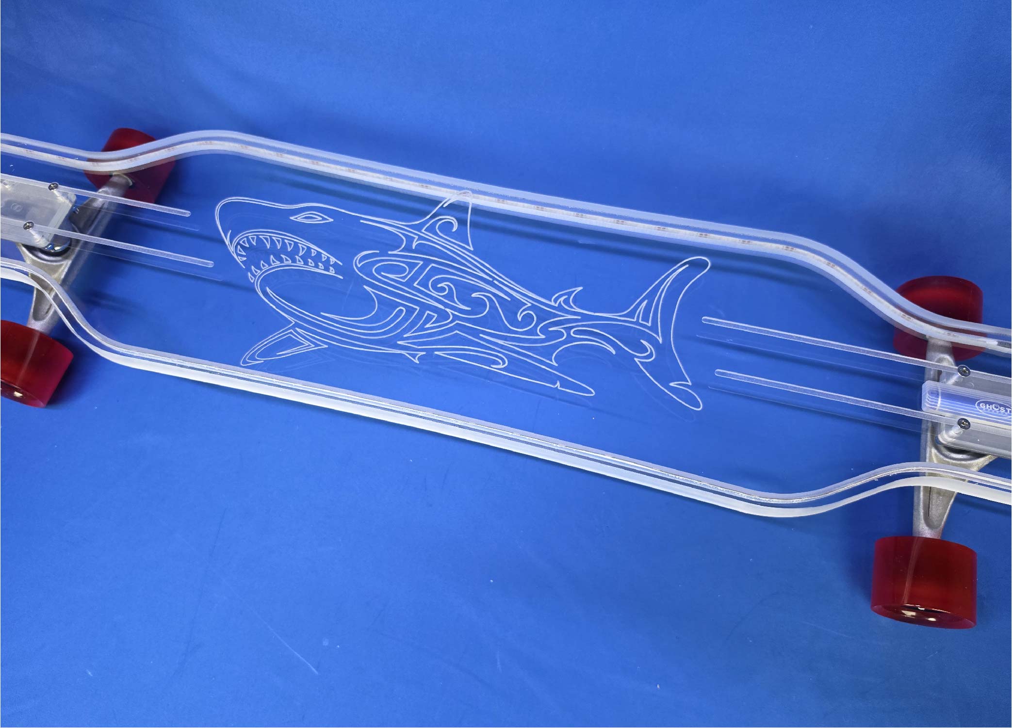 40" Platypus Great White Longboard with Full LEDs, Closeout - Image 3