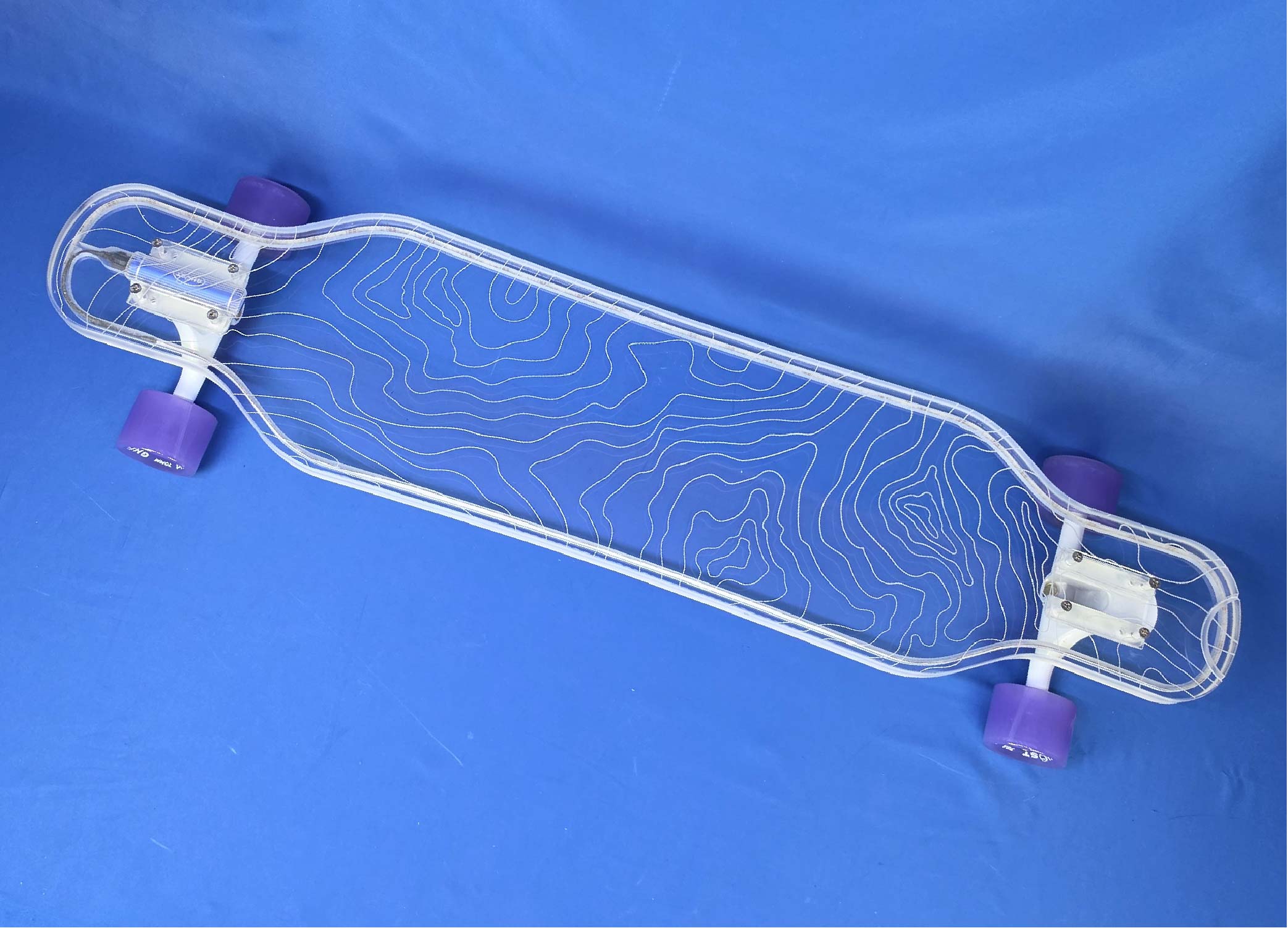 40" Platypus Topograph Longboard with Full LEDs, Closeout - Image 2