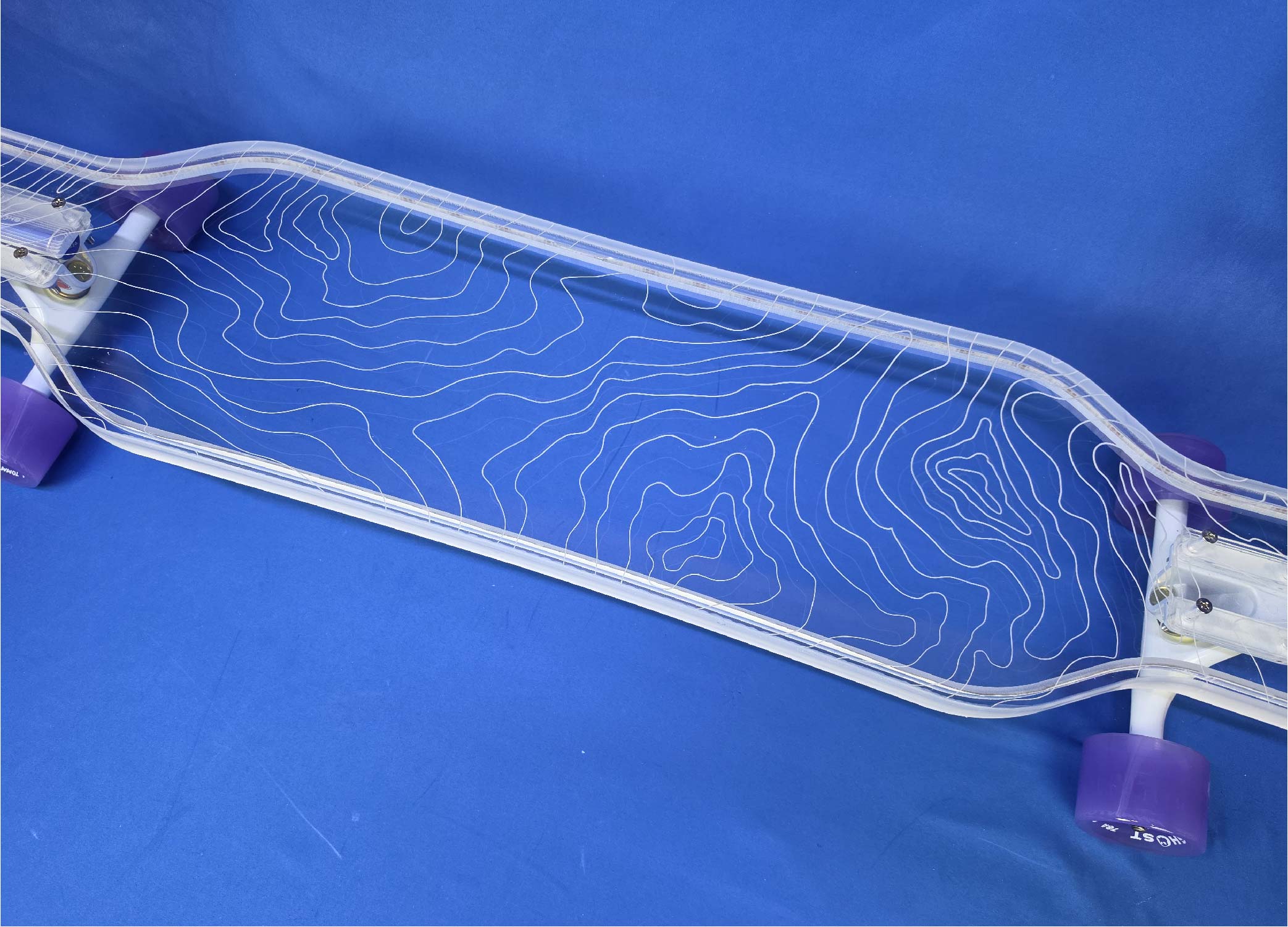 40" Platypus Topograph Longboard with Full LEDs, Closeout - Image 3