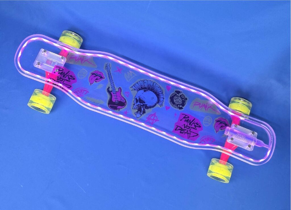 32" Skinny Custom Printed Longboard, Closeout