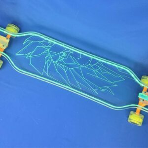 40″ Platypus Abstract Lion Longboard with Full LEDs, Closeout