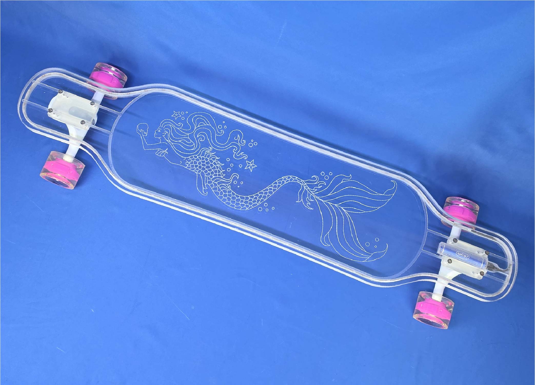 40" Platypus Mermaid Longboard with Full LEDs, Closeout - Image 2