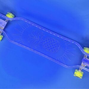 40″ Platypus Pineapple Longboard with Full LEDs and 1″ Deck, Closeout