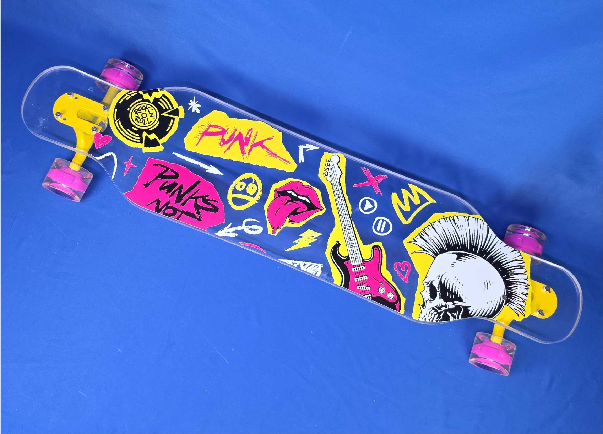 40" Platypus Custom Printed Longboard, Closeout