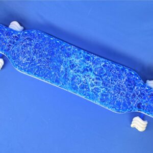 40″ Platypus Blue and White Resin Longboard with Full LEDs, Closeout