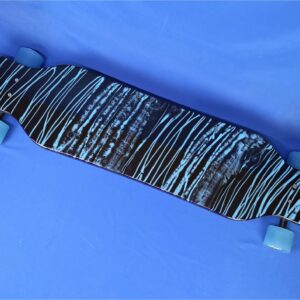40″ Platypus Blue and Black Resin Longboard, Closeout