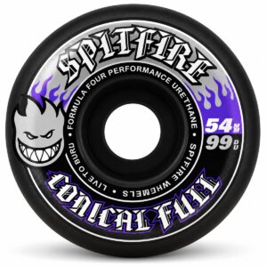 Spitfire Formula Four Conical Full 99D black skateboard wheels