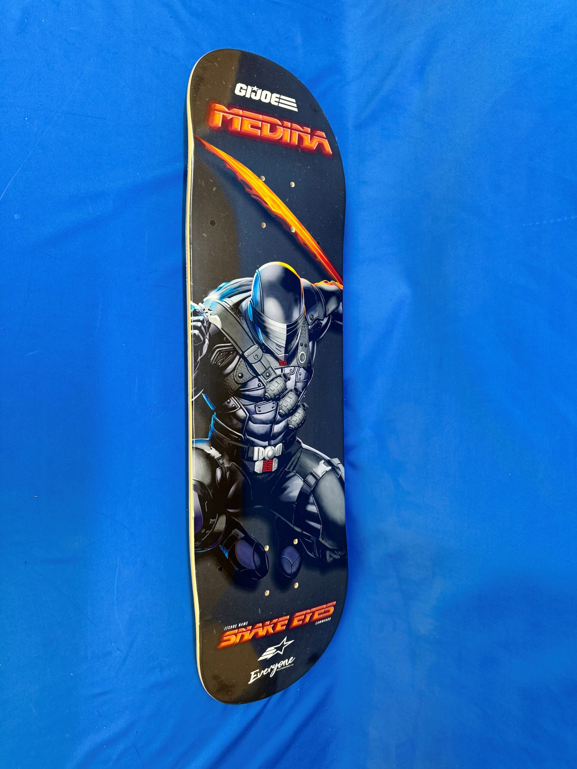 G.I. JOE Snake Eyes Pro Rider Jose Medina Skateboard